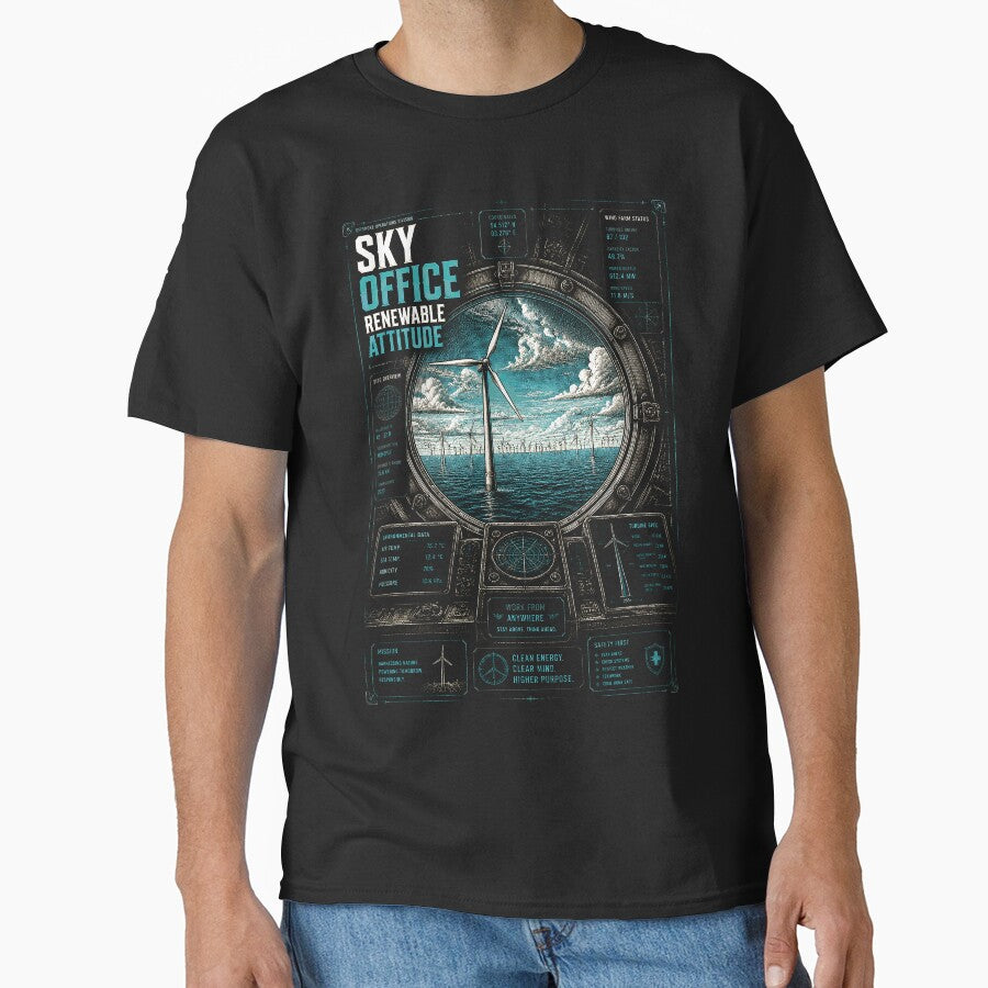 Offshore Sky Office Renewable Attitude Wind Turbine Technician by RoyalOrderGallery