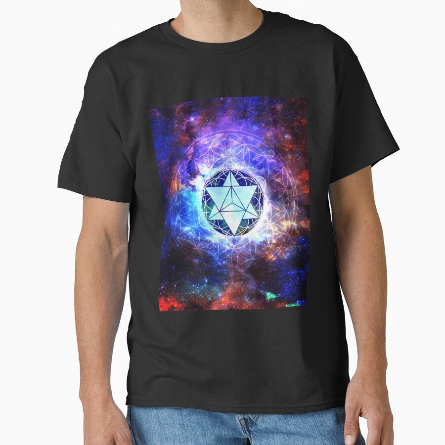 Sacred Geometry Merkaba Abstract by jyabbmgxek27