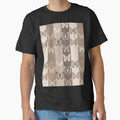 Neutral Colour Palette Butterfly Stripes by PatternTitan