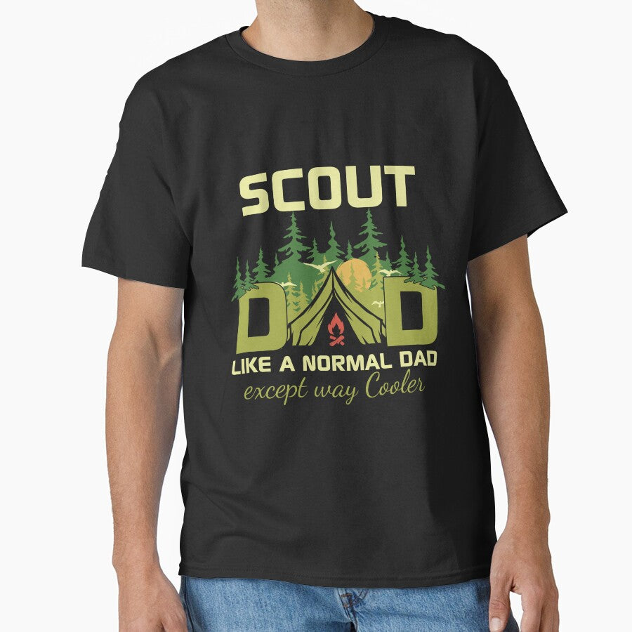 Scout Dad Like A Normal Dad Except Way Cooler by RED FIR