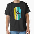 Vintage Tennis Player Silhouette | Retro Tennis Graphic Design by Rush2Buy
