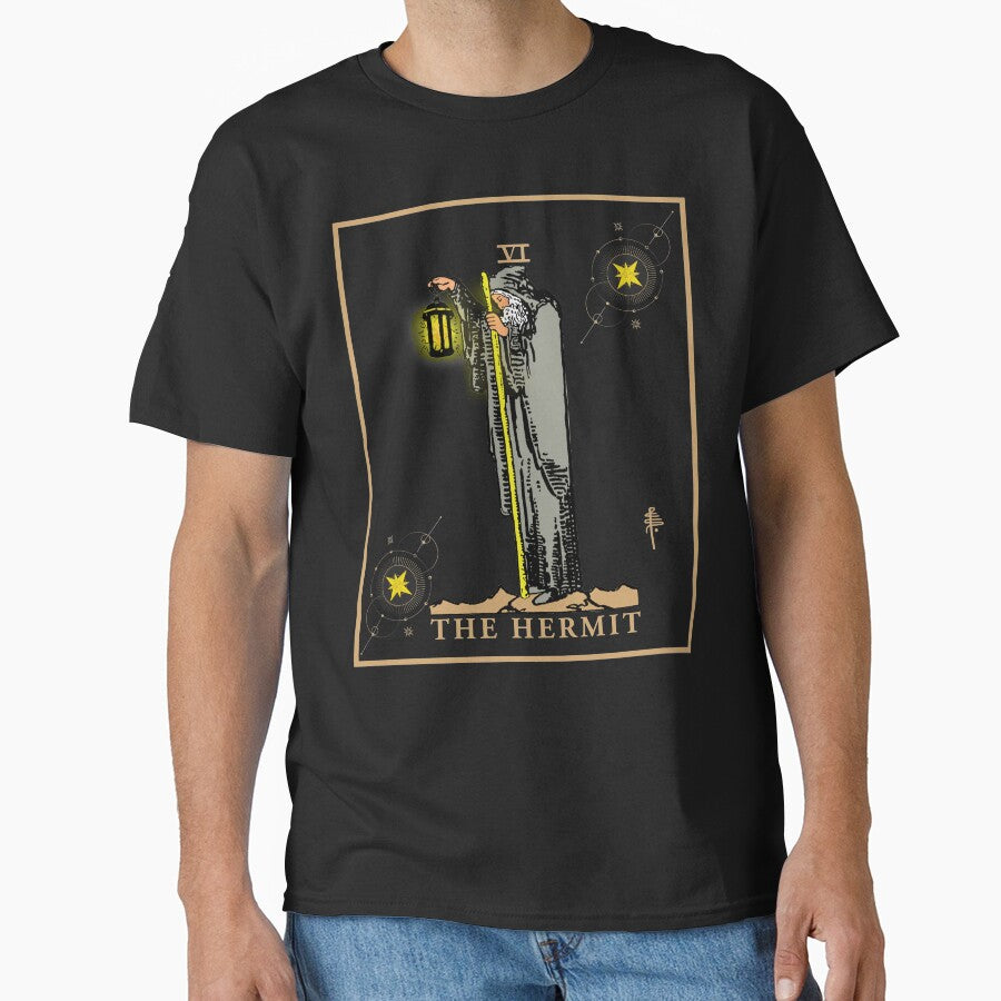 The Hermit Tarot Card - Major Arcana - fortune telling - by TeeARTHY