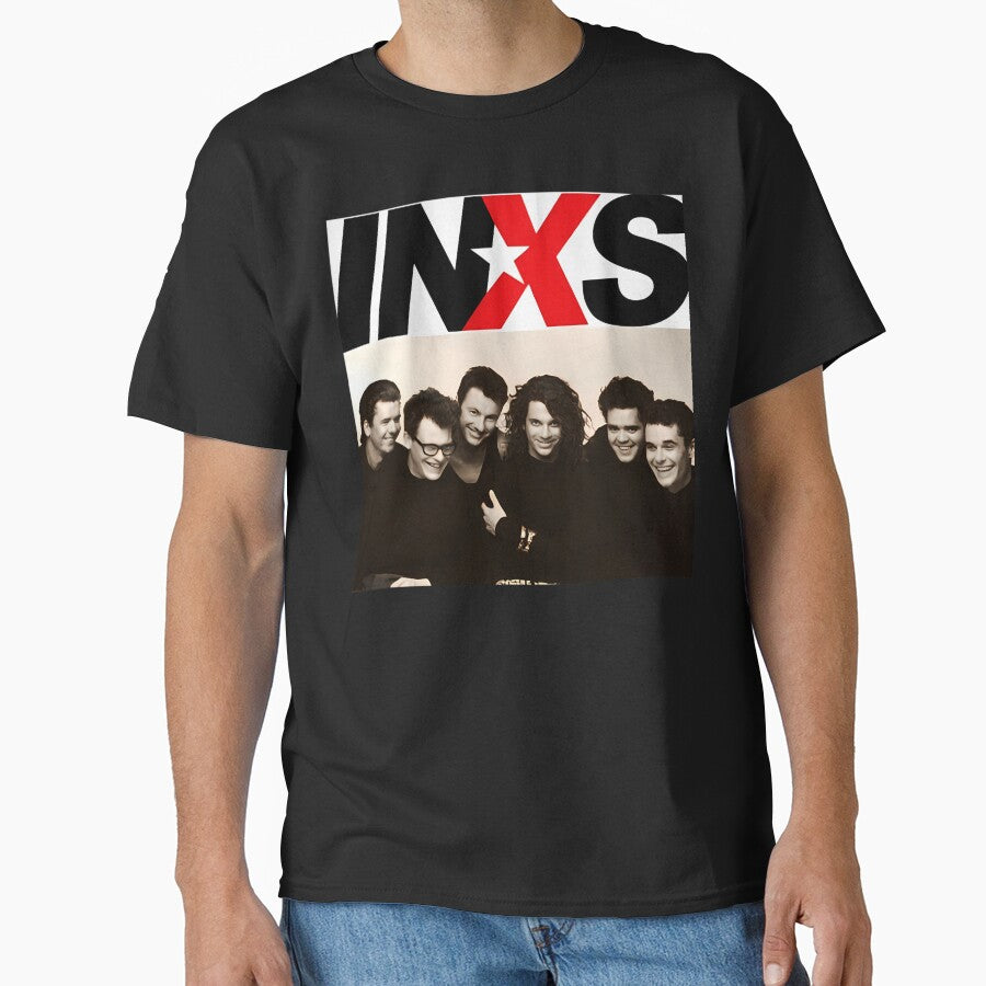 High-Contrast Portrait of Band Members Below a Large by ujjawal