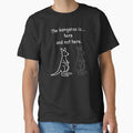 Quantum Kangaroo Superposition Physics Humor Minimal Design by AnnSign
