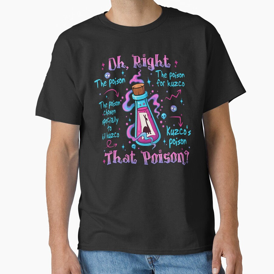 Vintage Oh Right That Poison Llama Poison For Kuzco Shirt, The Emperor's New Groove by WilliaMaler