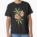 Delicate Peach Wildflower Hellebore Botanical Stem Art by Grin Katalina Floral Patterns & Cozy Art