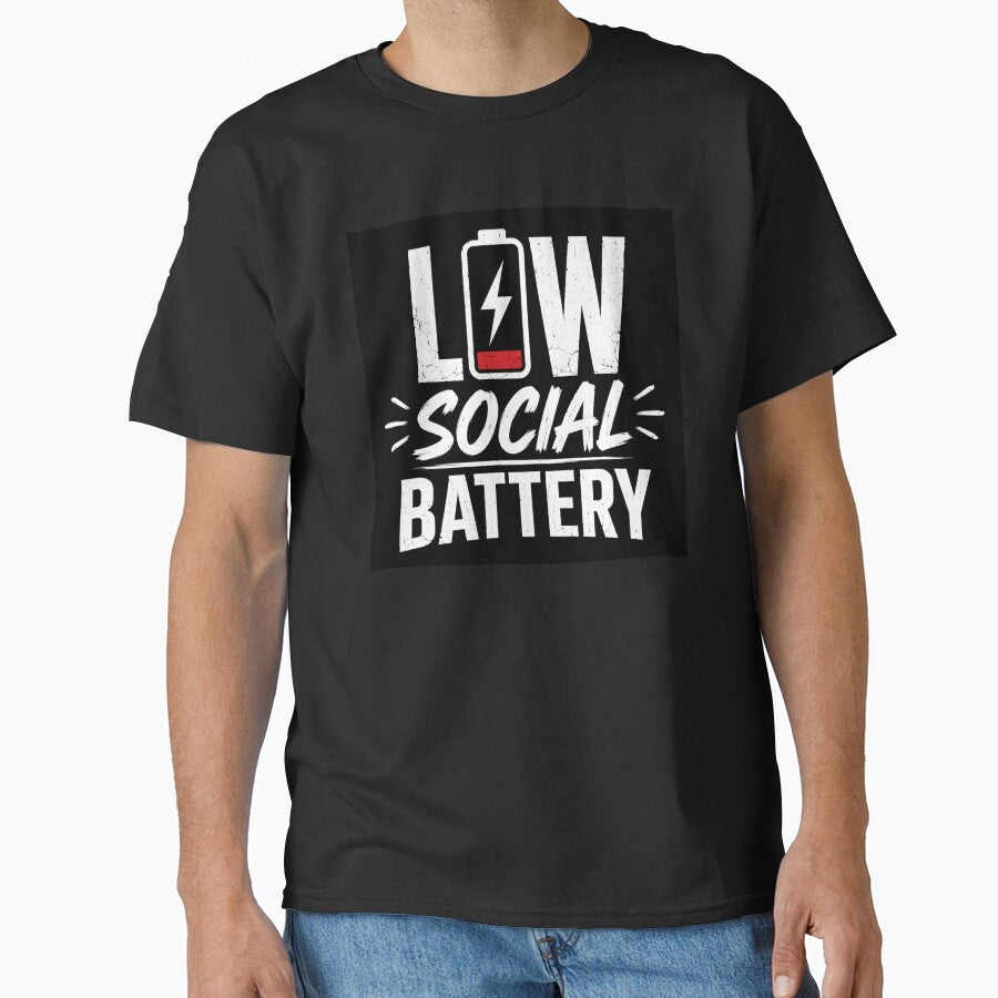 Low Social Battery Introvert Humor Design by Mavriboy