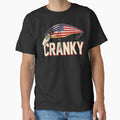 Cranky USA Flag Funny Crankbait Fishing Lure Fathers Day by Dabbing Turtle Designs