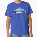 Annapurna I 8091 m – Minimalist Himalayan Mountain Sticker by GabeMountainArt