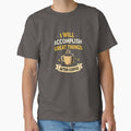 I Will Accomplish Great Things After Coffee Funny Quote Coffee Lover Motivation Design by Nixora