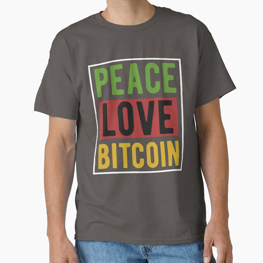 Peace love bitcoin by Tiny-Love ⭐⭐⭐⭐⭐