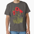 Red poppies vector art by Lizbizart