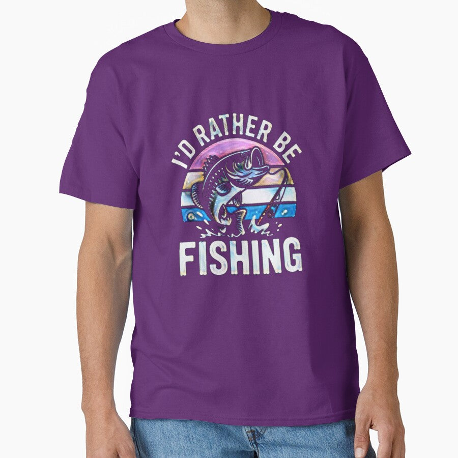I’d Rather Be Fishing Fishing Quote by creativerooney