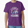 I’d Rather Be Fishing Fishing Quote by creativerooney