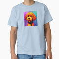Colorful Doodle Pup - neon colors by Doodles Down South