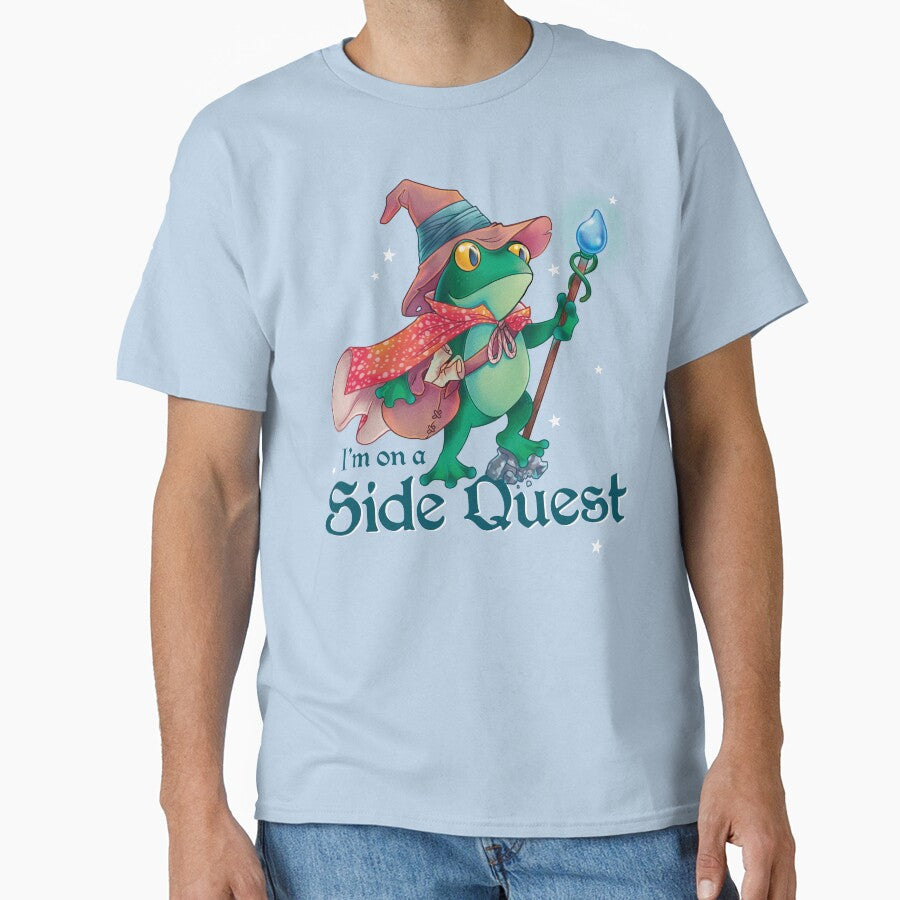 Side Quest Wizard Frog by Halfpintelle