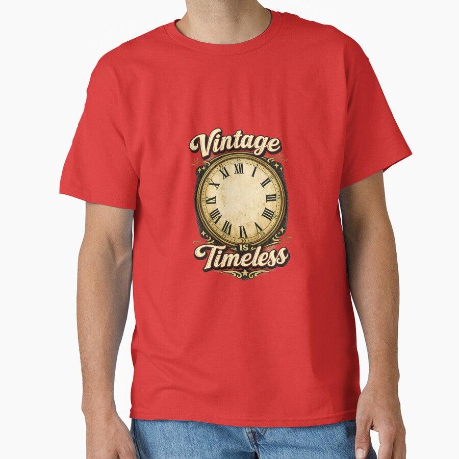 Vintage Is Timeless | Retro Clock Design | Classic Vintage Aesthetic by CJLindy