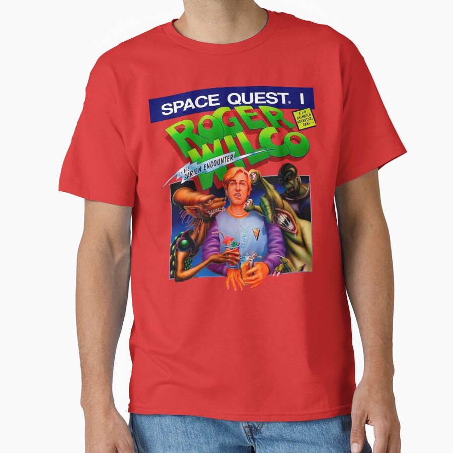 Space Quest Game Cover Art by Retr0Tshirts