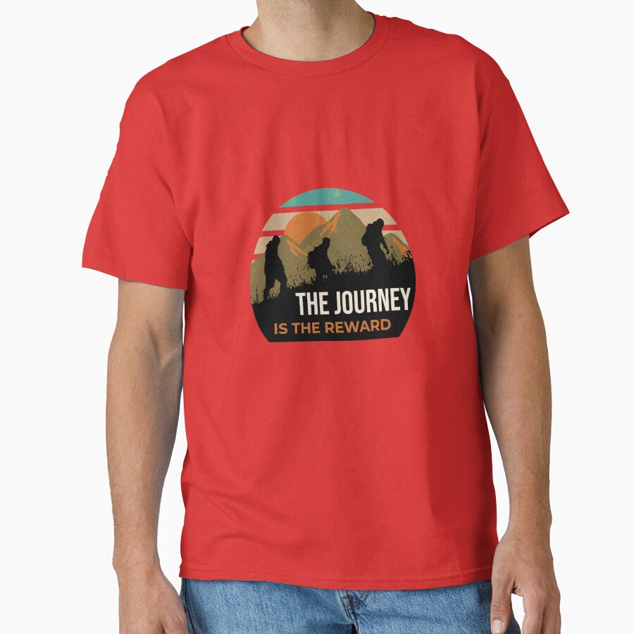 The Journey Is The Reward. Hiking Merch. by FigTreeFactory