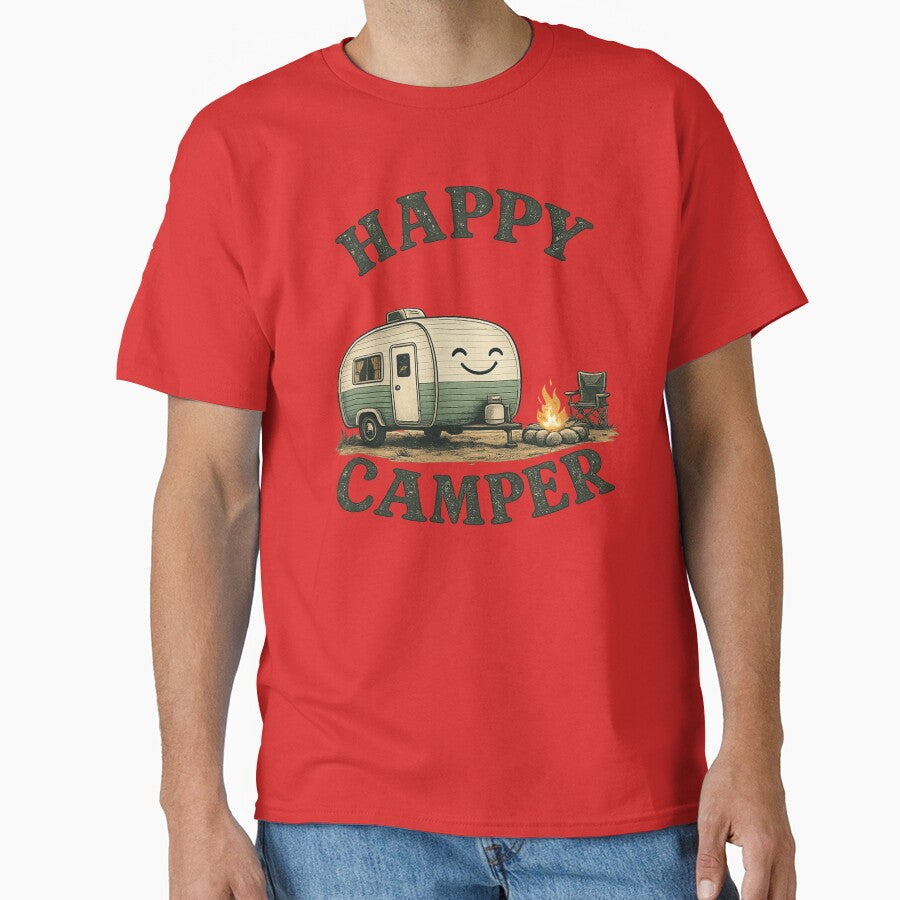 Happy Camper By The Campfire by greatlakesimage