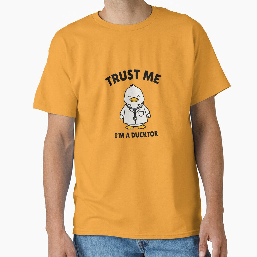 Trust Me Im A Ducktor - Funny Duck Doctor Pun by Enea Kelo