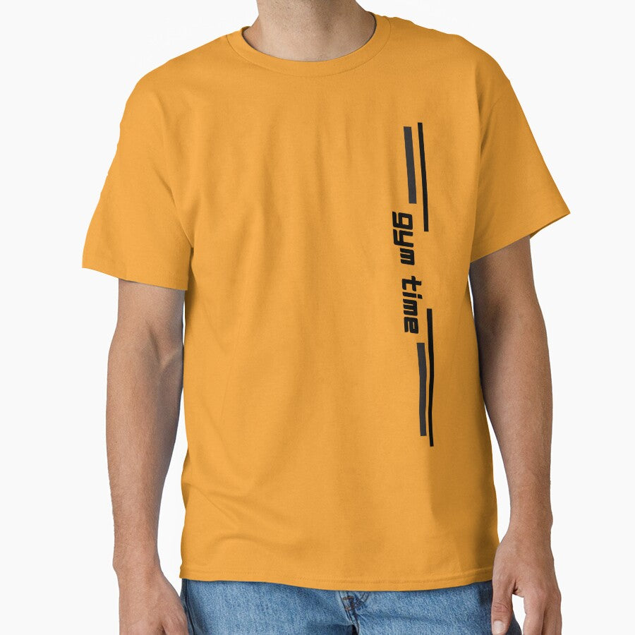 Gym Time Minimalist Fitness Design | Modern Workout Typography by CrazeShop