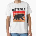 Into The Wild - Retro Vintage Sunset Bear by Peishan02