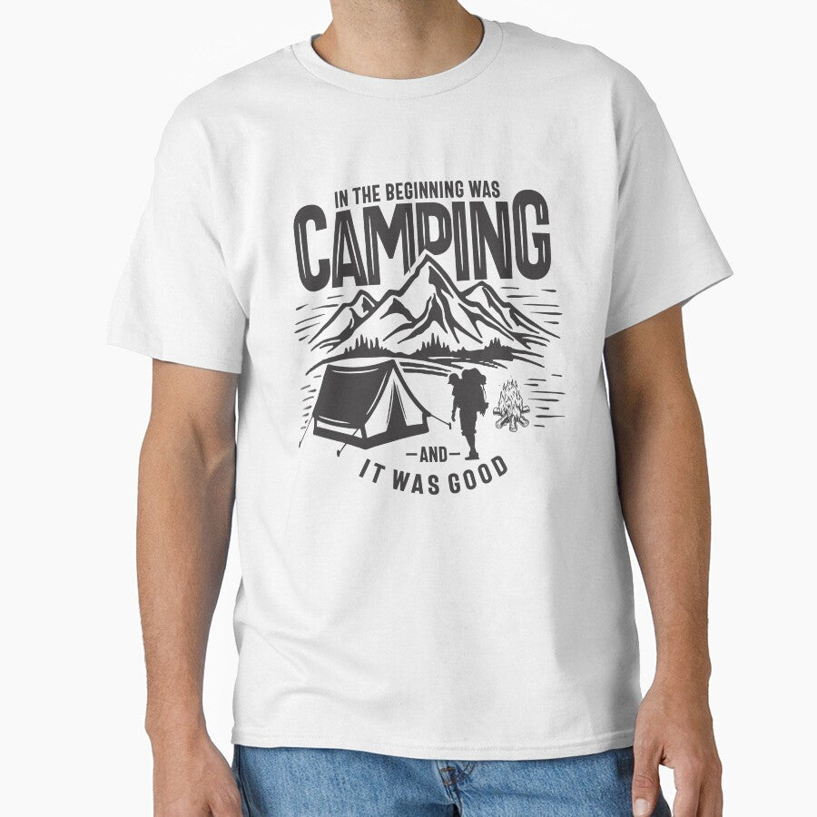 In The Beginning Was Camping Outdoor Adventure by cidolopez