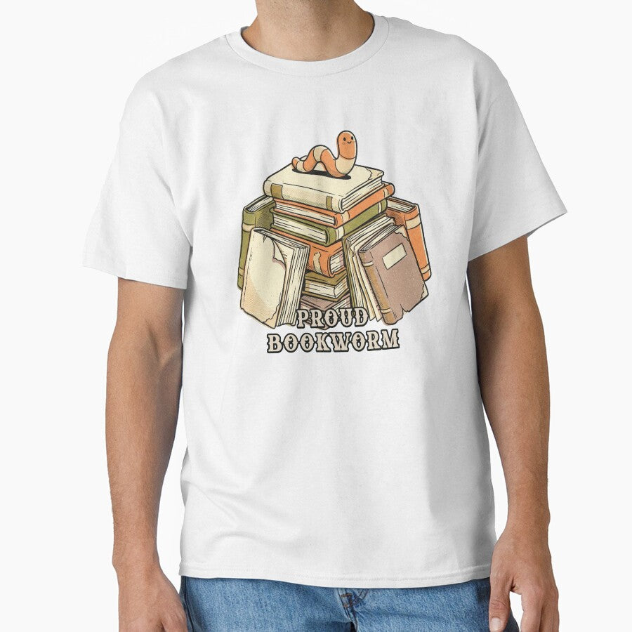 Proud Bookworm by Paw Print Tee