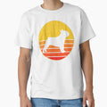 Vintage Animal Retro Pug Lovers Sunset Dog Silhouette Gift by VDKMerch