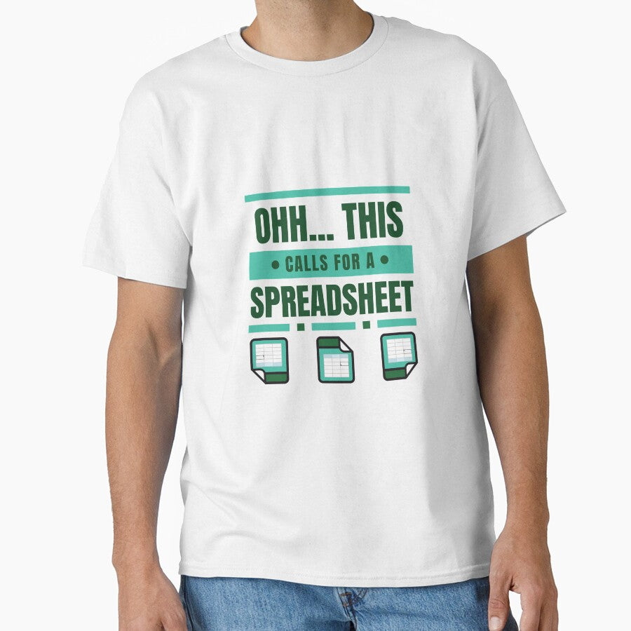 Ohh... This Calls For A Spreadsheet (white) by Aldarros-Lauf