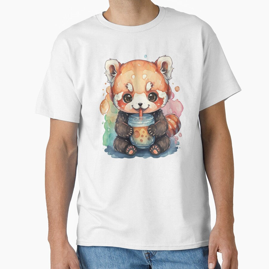 Cute Red Panda Bubble Tea by Krieghorn
