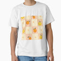 Pastel Orange Pattern Aesthetic | Pink Yellow Orange Retro Squares | Cute Citrus Summer Apparel Design by PeacefulD-signs