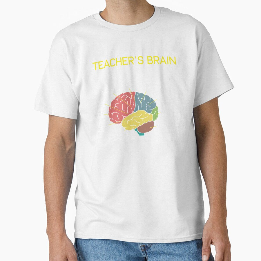 Teacher's Brain Funny 1st 2nd Third 4th Grade Teacher Gifts by mrsmitful