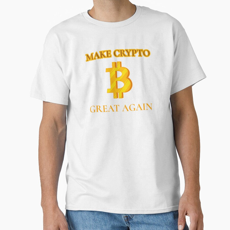 Make Crypto Great Again Cryptocurrency Funny Gift by Second Slice