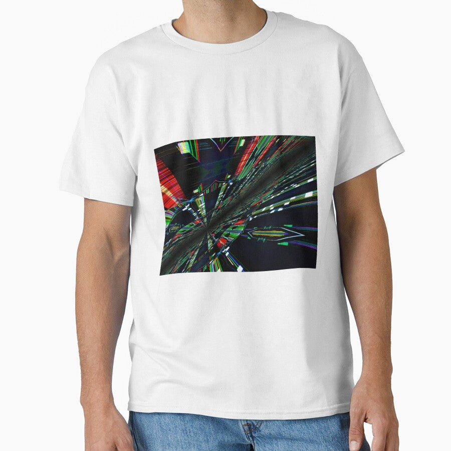Broken tablet screen matrix landscape by lifeloverarts