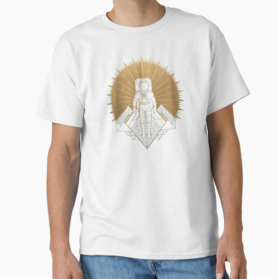 Art Deco Astronaut Vintage Space Illustration by DayMarkThreads