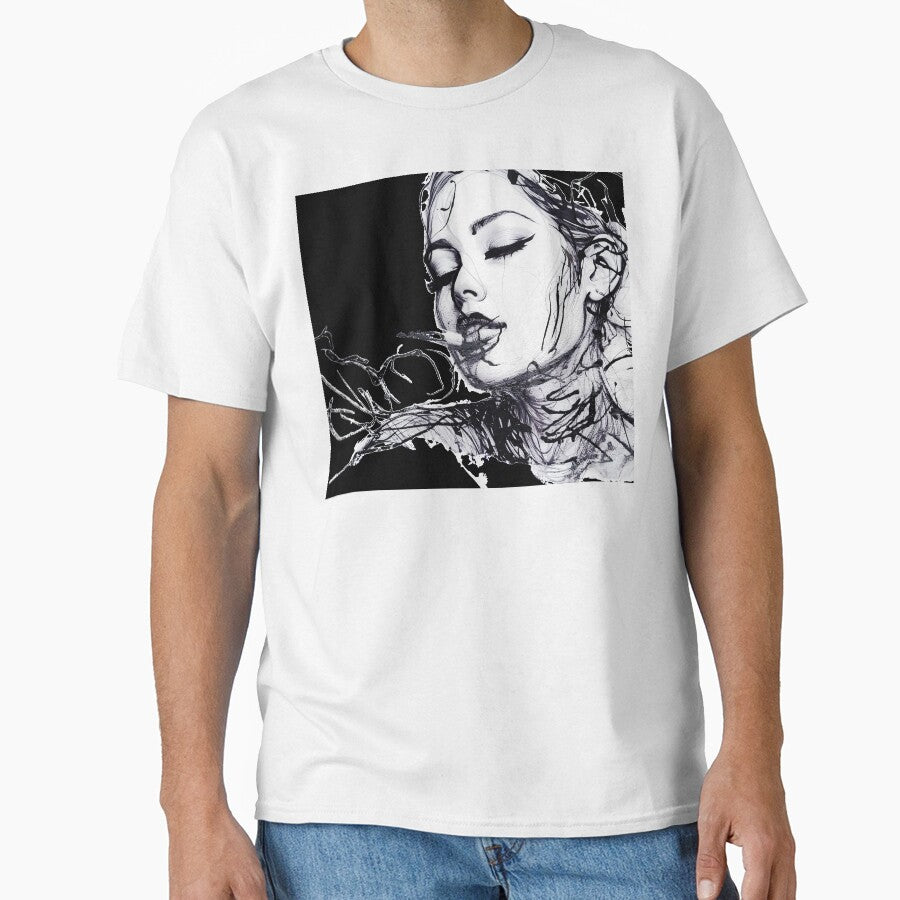 Black White Edition Fine Line Woman Art by Alexander Martini Productions