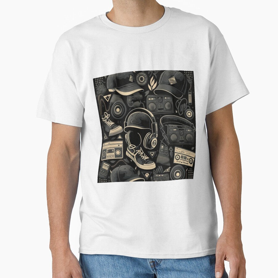 Black History Month Classic HipHop Pattern by fakeSavian