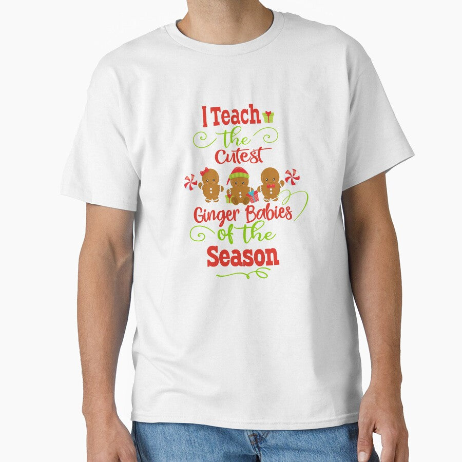 Christmas Teacher Gift I Teach the Cutest Ginger Babies Holiday Design by Sapphire Star
