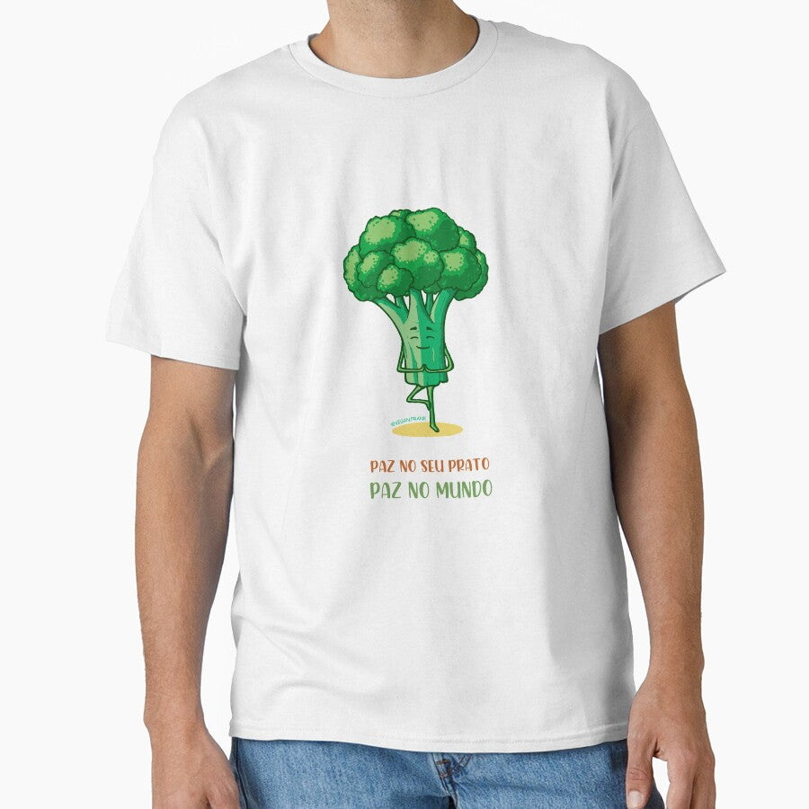 Paz no seu prato, paz no mundo - brócolos by Frank J. Art