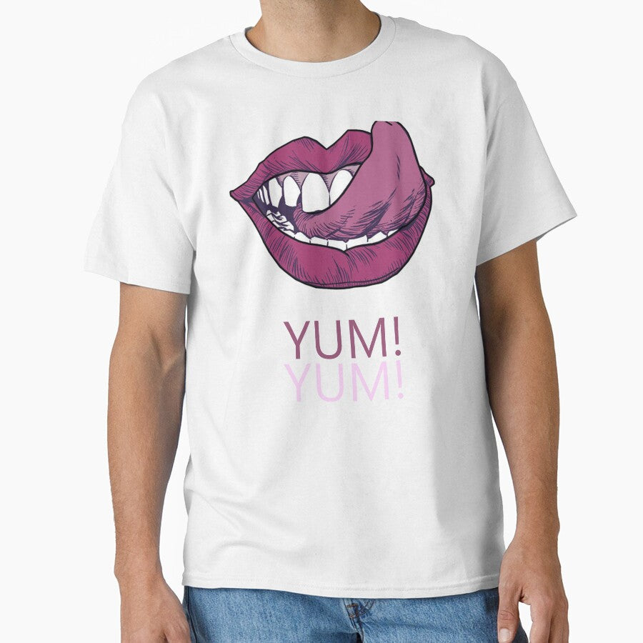 Yum Yum Unisex T-shirt by MercyArtStore