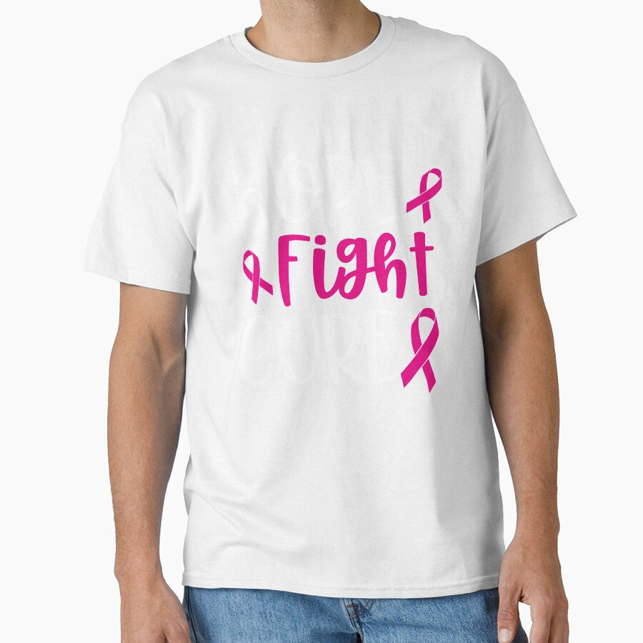 Hope Fight Cure Breast Cancer Awareness T-Shirt by AllStarMerch