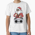 Hip Hop Santa Claus Gift Gangster Ghettoblaster Christmas Hip Hop by DSWShirts