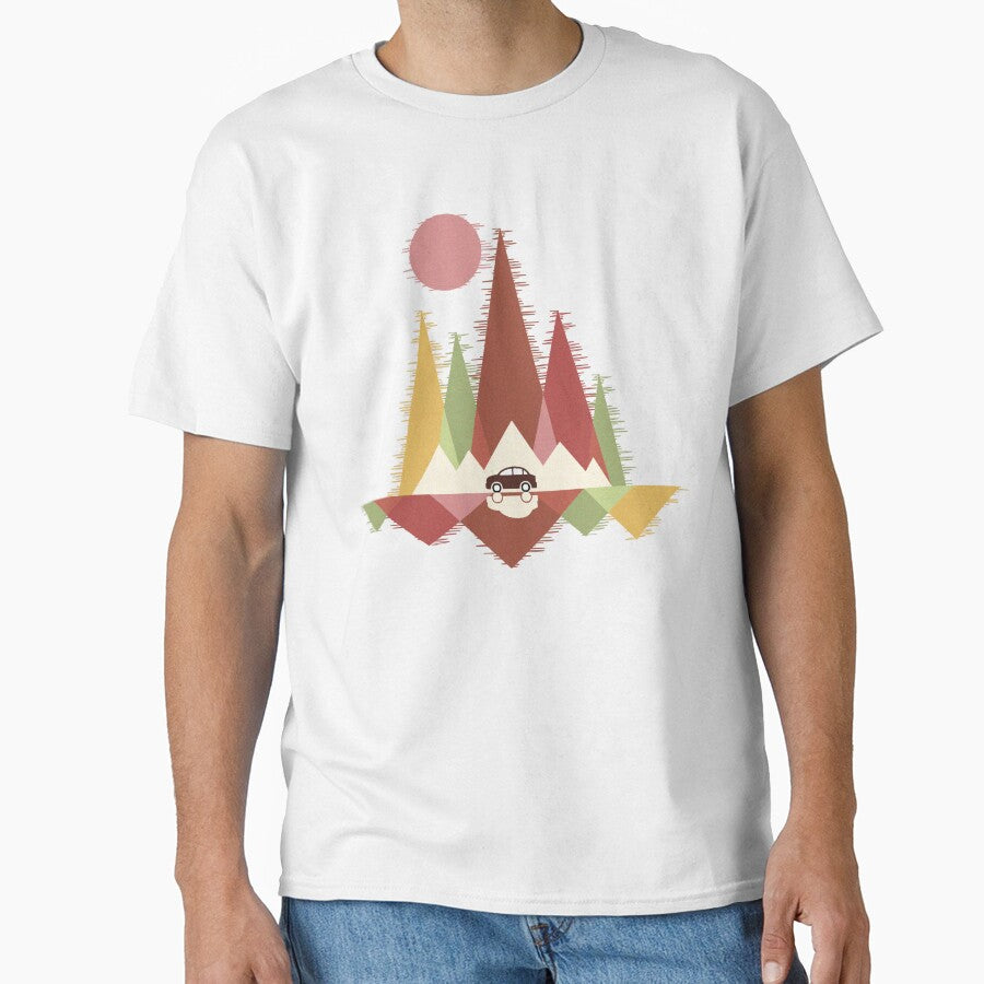 Mountain Roadtrip – Retro Minimalist Design by Fran Studio
