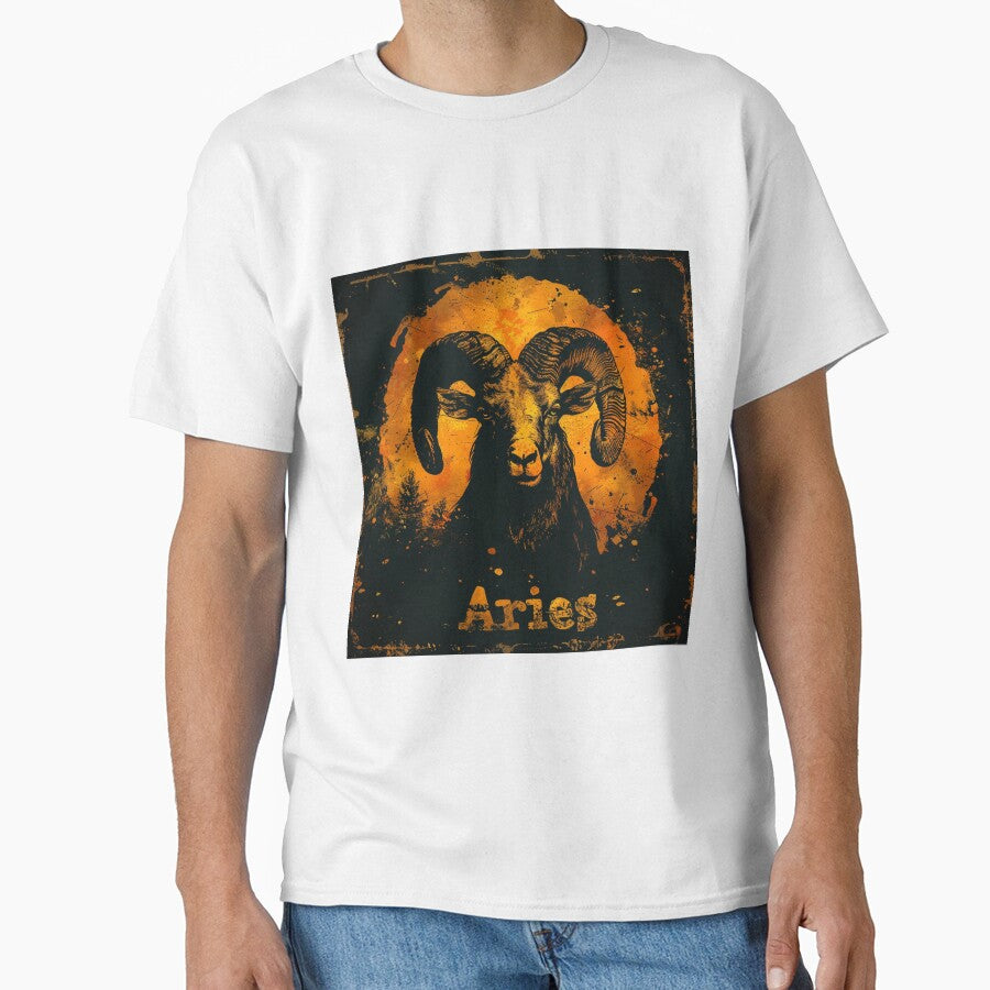 Grunge Style Aries Zodiac Sign by AiHead