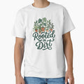 Rooted in Dirt Plant Lover Design | Houseplant Lover Gift | Botanical Garden Aesthetic | Gardening Humor | Plant Mom Plant Dad by Say It With a Shirt LLC