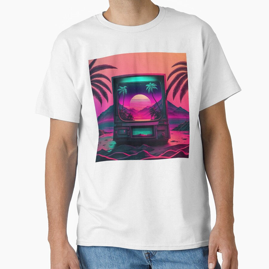 Vaporwave CRT TV by VibrantView