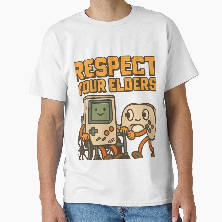 Respect Your Elders Gaming History Retro Gamer Video Games by Retro Rascals Co.