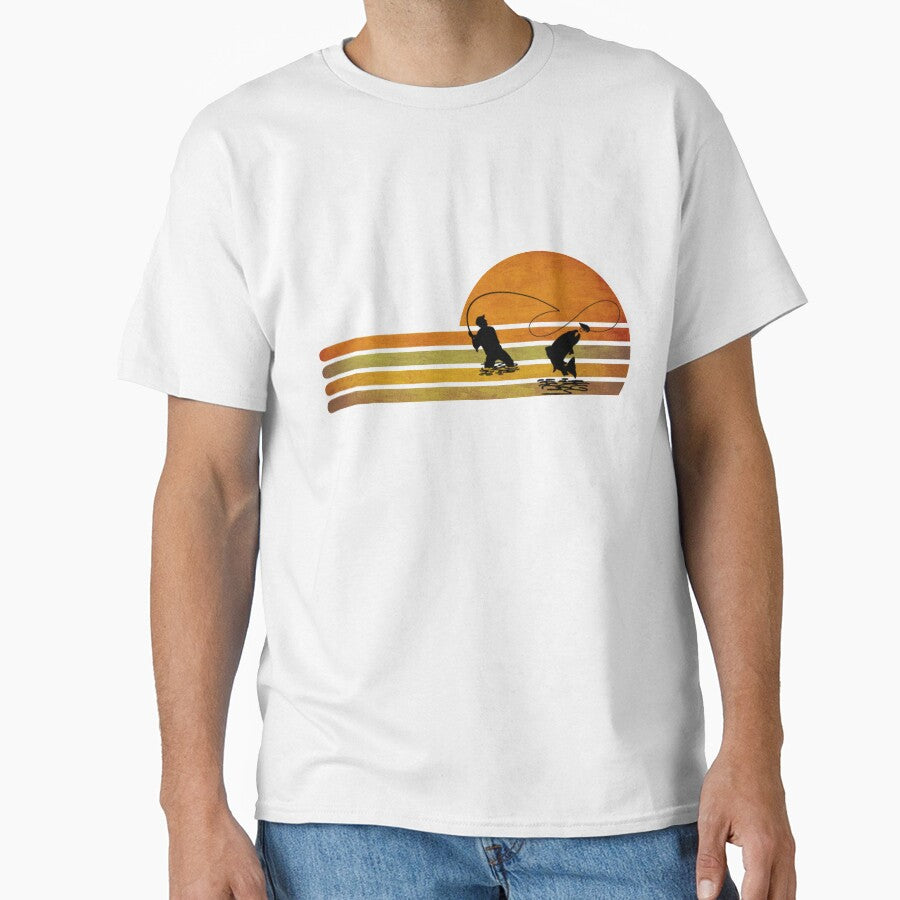 retro vintage fishing, gift for fishing lovers by Space Art